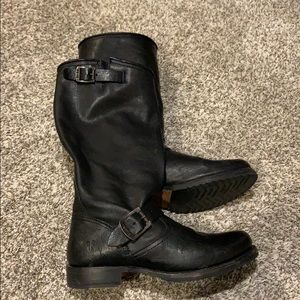 Frye Black Leather Boots
